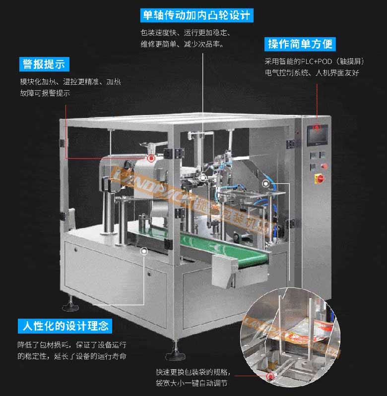 真空包裝機_給袋式真空包裝機特點